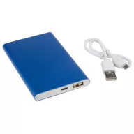   Baterie externa de 4000 mAh, Everestus, 20FEB0254, Aluminiu, Plastic, Albastru