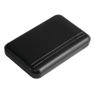   Baterie externa 5000 mAh, USB-C, USB-A, Micro USB, 2502E14936, Everestus, 9.8 x 6.4 x 1.6 cm, Plastic, Negru