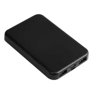   Baterie externa 5000 mAh, USB-C, USB-A, Micro USB, 2502E14936, Everestus, 9.8 x 6.4 x 1.6 cm, Plastic, Negru