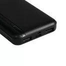 Baterie externa 5000 mAh, USB-C, USB-A, Micro USB, 2502E14936, Everestus, 9.8 x 6.4 x 1.6 cm, Plastic, Negru