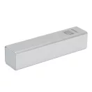 Baterie externa 2600 mAh, 2502E14933, Everestus, 9.4 x 2.2 x 2.2 cm, Aluminiu, Argintiu
