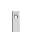 Baterie externa 2600 mAh, 2502E14933, Everestus, 9.4 x 2.2 x 2.2 cm, Aluminiu, Argintiu