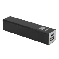   Baterie externa 2600 mAh, 2502E14934, Everestus, 9.4 x 2.2 x 2.2 cm, Aluminiu, Negru