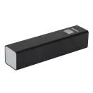 Baterie externa 2600 mAh, 2502E14934, Everestus, 9.4 x 2.2 x 2.2 cm, Aluminiu, Negru