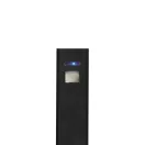 Baterie externa 2600 mAh, 2502E14934, Everestus, 9.4 x 2.2 x 2.2 cm, Aluminiu, Negru