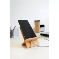   Suport telefon, de birou, Everestus, 42FEB231521, 10x8.2x11 cm, Bambus, Maro