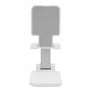 Suport de birou pentru telefon, 2401E14504, Everestus, 11x6.6x2.6-16.5 cm, ABS, EVA, Alb