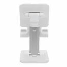 Suport de birou pentru telefon, 2401E14504, Everestus, 11x6.6x2.6-16.5 cm, ABS, EVA, Alb
