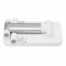 Suport de birou pentru telefon, 2401E14504, Everestus, 11x6.6x2.6-16.5 cm, ABS, EVA, Alb