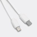 Cablu de incarcare, 2401E14303, Everestus, 24.5-92x5.3x5.3 cm, Plastic, Bambus, Alb, Maro