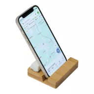   Suport antistres pentru telefon, 2410E24494, Everestus, 7.9 x 6.6 x 3 cm, Bambus, Alb, Maro