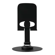   Suport de telefon pliabil, 2410E24493, Everestus, ø9 x 14 cm, Otel, Negru