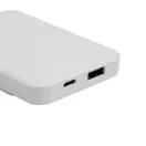 Powerbank 5000 mAh, Wireless, 2410E23077, Everestus, 9.8 x 6.4 x 1.5 cm, Plastic, Alb