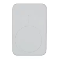   Powerbank 5000 mAh, Wireless, 2410E23077, Everestus, 9.8 x 6.4 x 1.5 cm, Plastic, Alb