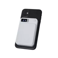   Powerbank 5000 mAh, Wireless, 2410E23077, Everestus, 9.8 x 6.4 x 1.5 cm, Plastic, Alb
