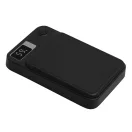 Powerbank 5000 mAh, Wireless, 2410E23078, Everestus, 9.8 x 6.4 x 1.5 cm, Plastic, Negru