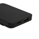Powerbank 5000 mAh, Wireless, 2410E23078, Everestus, 9.8 x 6.4 x 1.5 cm, Plastic, Negru