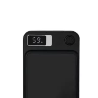   Powerbank 5000 mAh, Wireless, 2410E23078, Everestus, 9.8 x 6.4 x 1.5 cm, Plastic, Negru