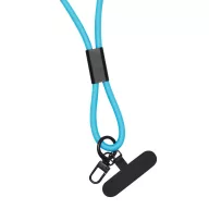   Lanyard pentru telefon, 2509E14377, Everestus, Ø0.6x77 cm, Poliester, Plastic, Albastru