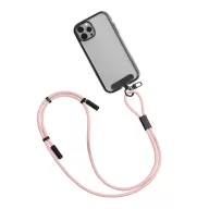   Lanyard pentru telefon, 2509E14378, Everestus, Ø0.6x77 cm, Poliester, Plastic, Roz