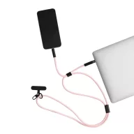   Lanyard pentru telefon, 2509E14378, Everestus, Ø0.6x77 cm, Poliester, Plastic, Roz