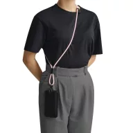   Lanyard pentru telefon, 2509E14378, Everestus, Ø0.6x77 cm, Poliester, Plastic, Roz