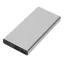 Powerbank, 10000 mAh, Everestus, 2601E12666, 14.2x6.6x1.6 cm, Aluminiu, Plastic, Argintiu