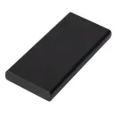 Powerbank, 10000 mAh, Everestus, 2601E12667, 14.2x6.6x1.6 cm, Aluminiu, Plastic, Negru