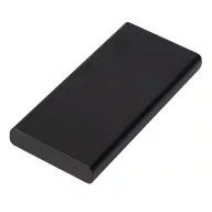   Powerbank, 10000 mAh, Everestus, 2601E12667, 14.2x6.6x1.6 cm, Aluminiu, Plastic, Negru