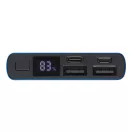 Powerbank, 10000 mAh, Everestus, 2601E12668, 14.2x6.6x1.6 cm, Aluminiu, Plastic, Albastru