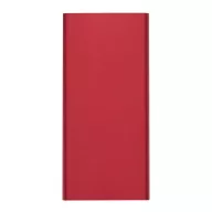   Powerbank, 10000 mAh, Everestus, 2601E12669, 14.2x6.6x1.6 cm, Aluminiu, Plastic, Rosu