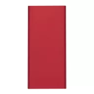   Powerbank, 10000 mAh, Everestus, 2601E12669, 14.2x6.6x1.6 cm, Aluminiu, Plastic, Rosu