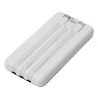   Powerbank, 10000 mAh, Everestus, 2601E12671, 14.5x6.8x1.8 cm, Plastic, Alb