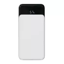 Powerbank, 10000 mAh, Everestus, 2601E12671, 14.5x6.8x1.8 cm, Plastic, Alb