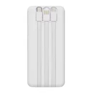   Powerbank, 10000 mAh, Everestus, 2601E12671, 14.5x6.8x1.8 cm, Plastic, Alb