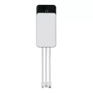 Powerbank, 10000 mAh, Everestus, 2601E12671, 14.5x6.8x1.8 cm, Plastic, Alb