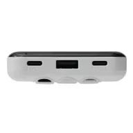   Powerbank, 10000 mAh, Everestus, 2601E12671, 14.5x6.8x1.8 cm, Plastic, Alb