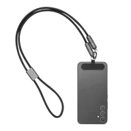   Cablu multifunctional de incarcare, Everestus, 2601E12525, 108x2.5x1.3 cm, Poliester, Aluminiu, Negru, Gri