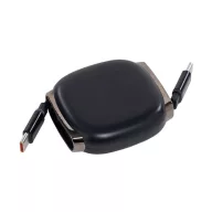   Cablu de incarcare, Everestus, 2610E17667, 60 W, 6.5x5.5x1.8 cm, Plastic, Otel, Negru