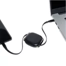 Cablu de incarcare, Everestus, 2610E17667, 60 W, 6.5x5.5x1.8 cm, Plastic, Otel, Negru