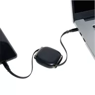   Cablu de incarcare, Everestus, 2610E17667, 60 W, 6.5x5.5x1.8 cm, Plastic, Otel, Negru