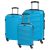 Set 3 trolere de voiaj, Everestus, 42FEB232066, 54x35x20 cm, ABS, Turcoaz