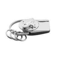 Breloc avion, Everestus, KR0179, metal, argintiu