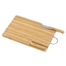 Tocator cu accesorii, maro, Everestus, TO02BT, bambus, otel inoxidabil