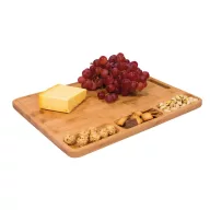   Tocator alimente, Everestus, 42FEB232135, 43x32x1.8 cm, Bambus, Maro