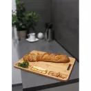 Tocator alimente, Everestus, 42FEB232135, 43x32x1.8 cm, Bambus, Maro