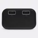 Powerbank 6000 mAh, USB-C, Micro USB, 2401E14298, Everestus, 14.1x6.3x3.9 cm, Plastic, Negru, Transparent