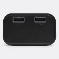   Powerbank 6000 mAh, USB-C, Micro USB, 2401E14298, Everestus, 14.1x6.3x3.9 cm, Plastic, Negru, Transparent
