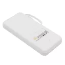 Powerbank 10000 mAh, USB-C, USB-A, 2410E23079, Everestus, 14.7 x 6.8 x 1.9 cm, Plastic, Alb