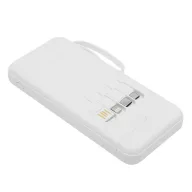   Powerbank 10000 mAh, USB-C, USB-A, 2410E23079, Everestus, 14.7 x 6.8 x 1.9 cm, Plastic, Alb